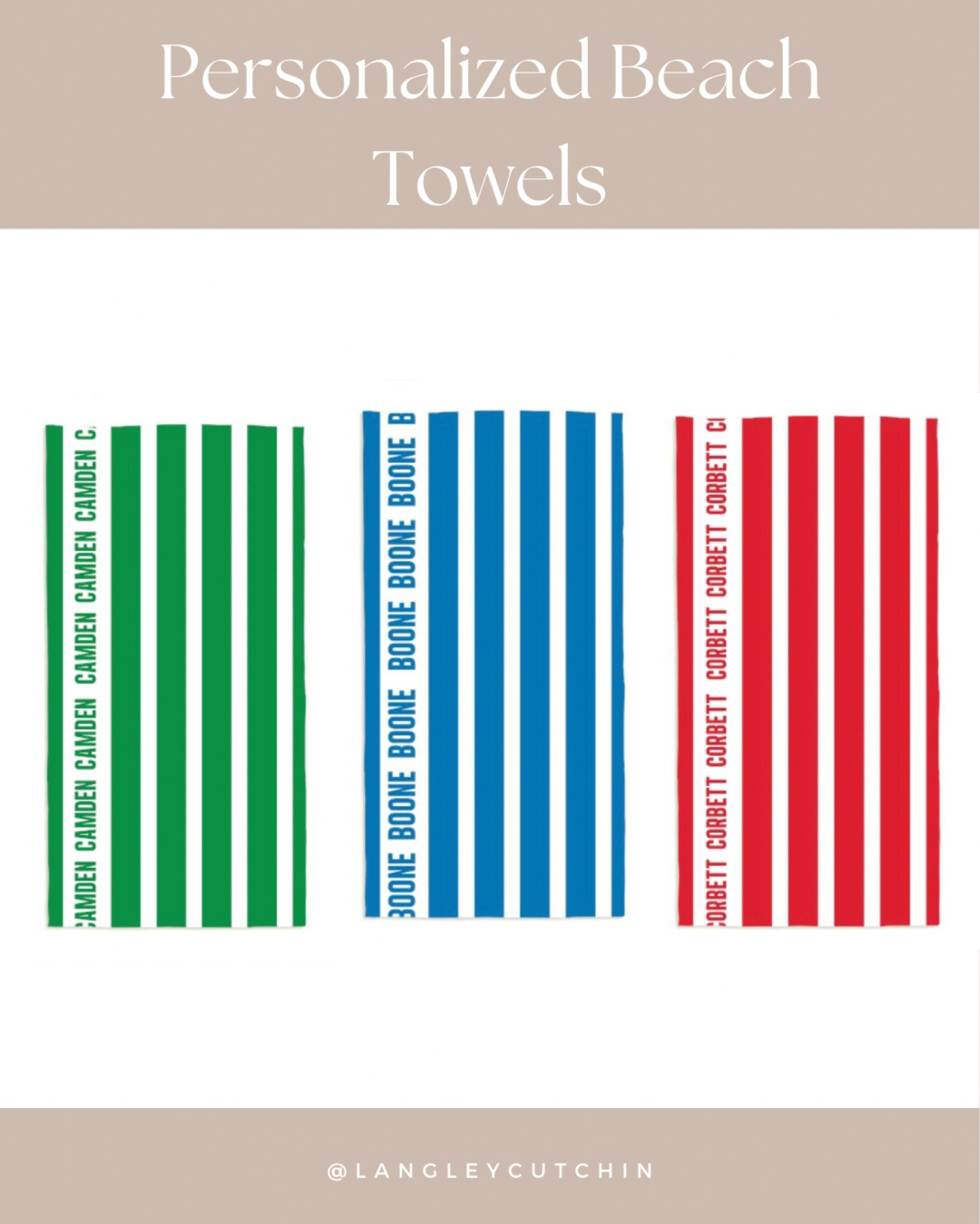 The cutest personalized beach towels. Perfect for Easter baskets! 

#LTKSeasonal #LTKkids #LTKfindsunder50