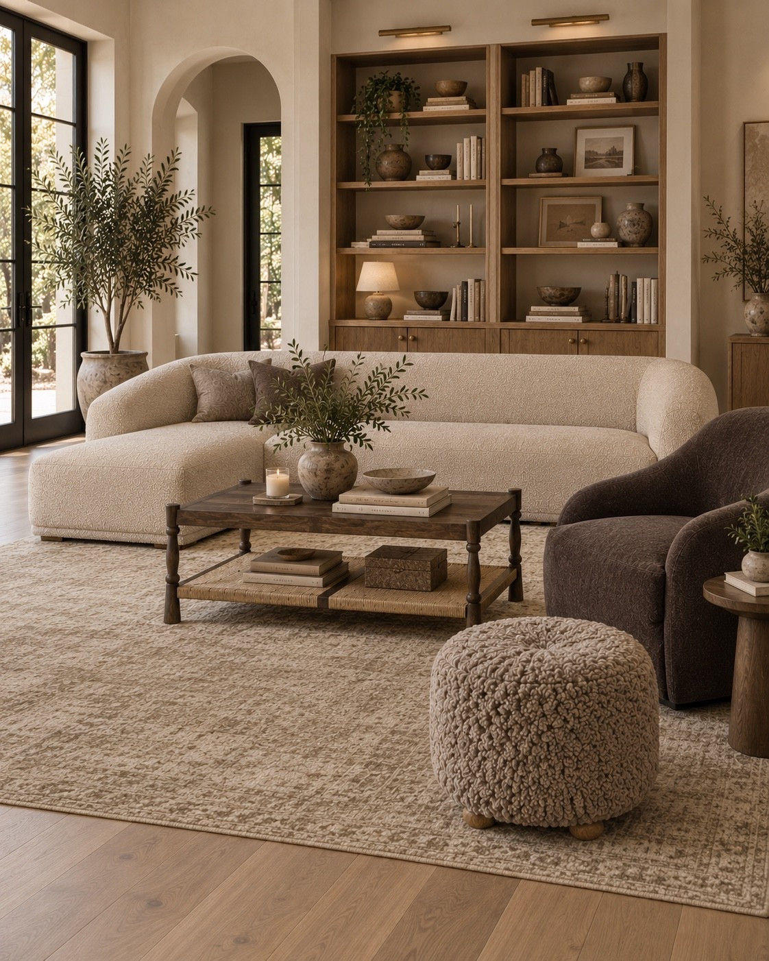 Warm, organic, and cozy living room styling inspiration! I’m loving this coffee table—the warm wood finish and woven shelf 😍😍 so good!!

#LTKHome
