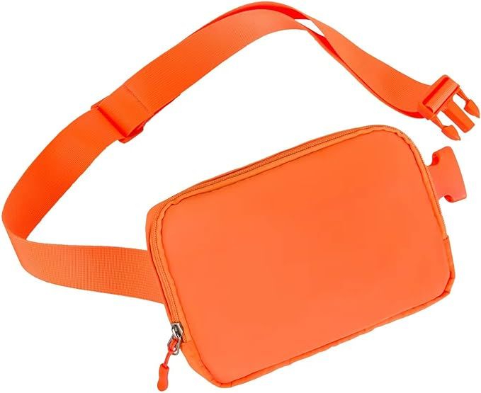 Belt bag Fanny pack crossbody bags for women Everywhere belt bag (Orange) | Amazon (US)