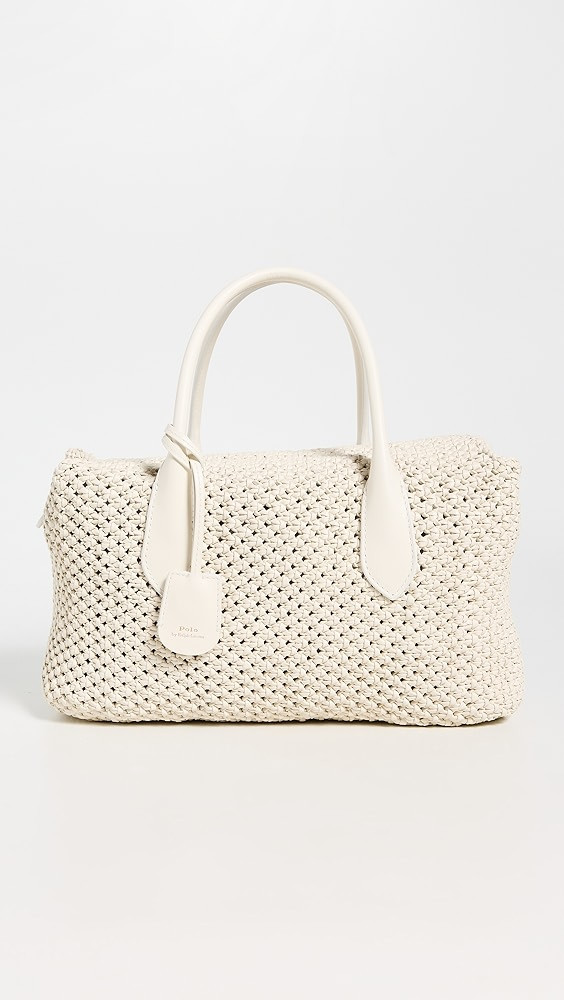 Woven Leather Bellport Medium Satchel | Shopbop