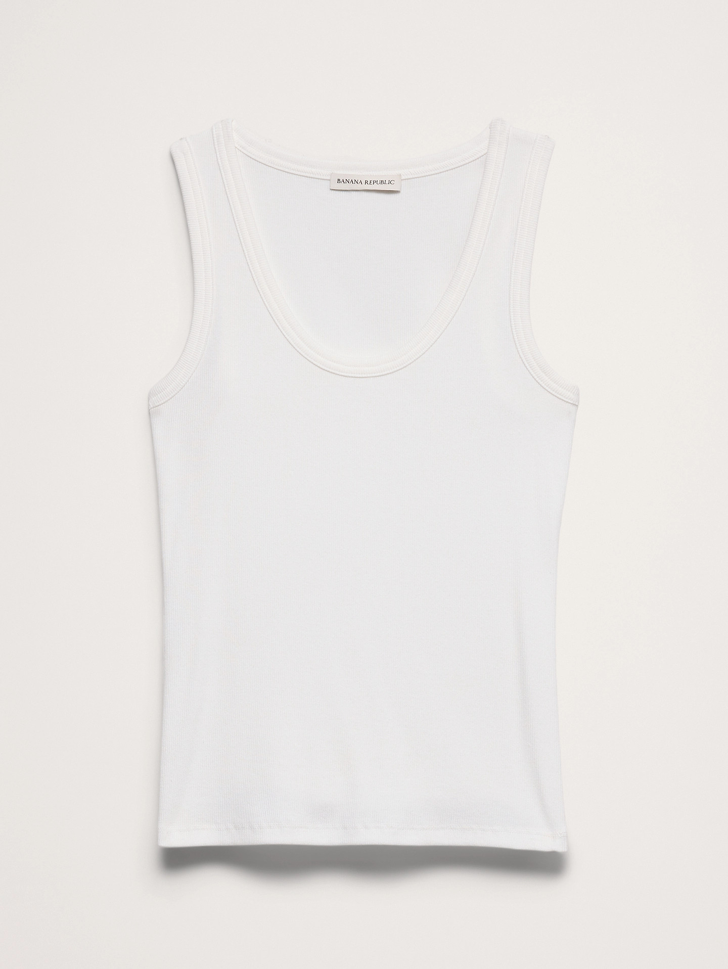 Ribbed Scoop-Neck Tank | Banana Republic (US)
