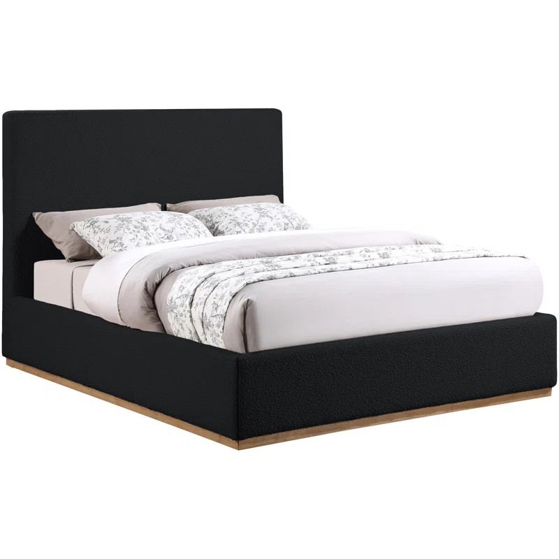 Piero Boucle Fabric Bed | Wayfair North America