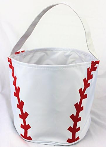 Baseball Easter Halloween Candy Basket Bucket snack bags children kids practice Tote | Amazon (US)