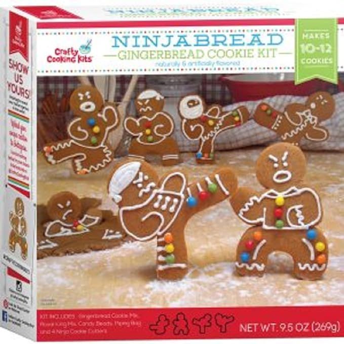 Ninjabread Gingerbread Cookie Kit 9.5 oz - 10-12 Cookies | Amazon (US)