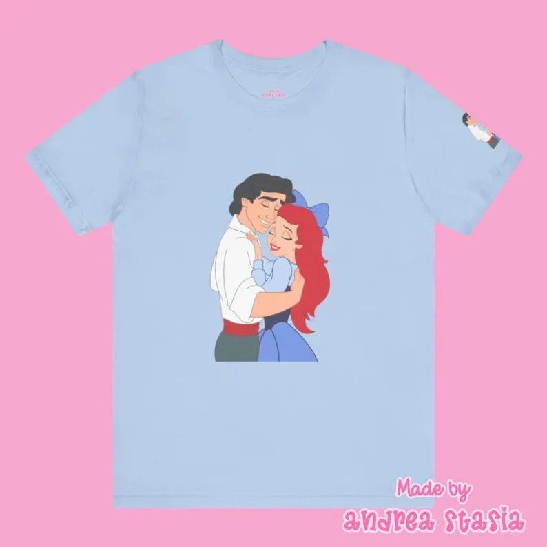 Mermaid Couple Tee - Adult - Etsy | Etsy (Global)