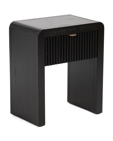 20x13x24 Fluted One Drawer Side Table | TJ Maxx