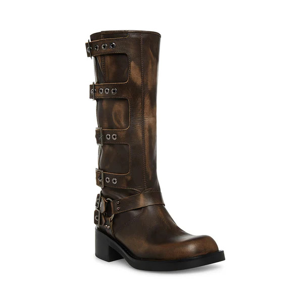 ROCKYY BROWN LEATHER | Steve Madden (Canada)