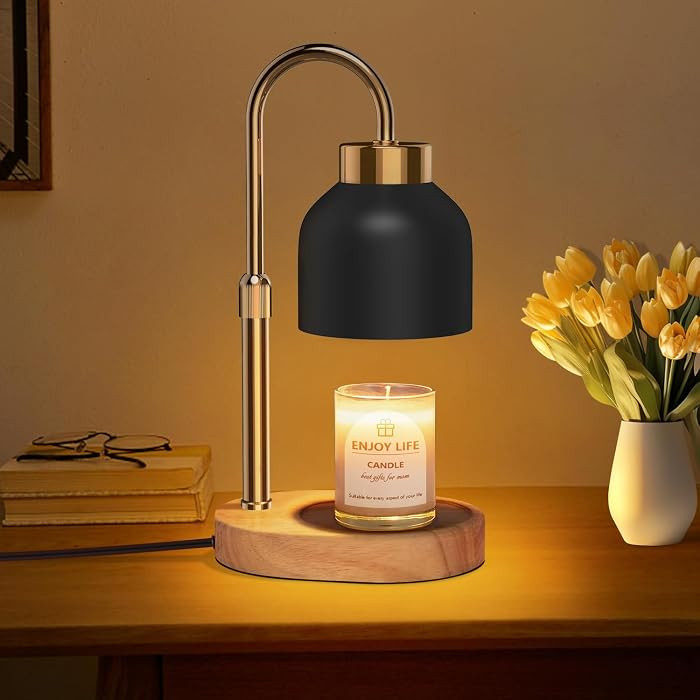 seenlast Candle Warmer Lamp with Dimmer Adjustable Height, 2/4/8H Timer,Vintage Home Decor for Sc... | Amazon (US)