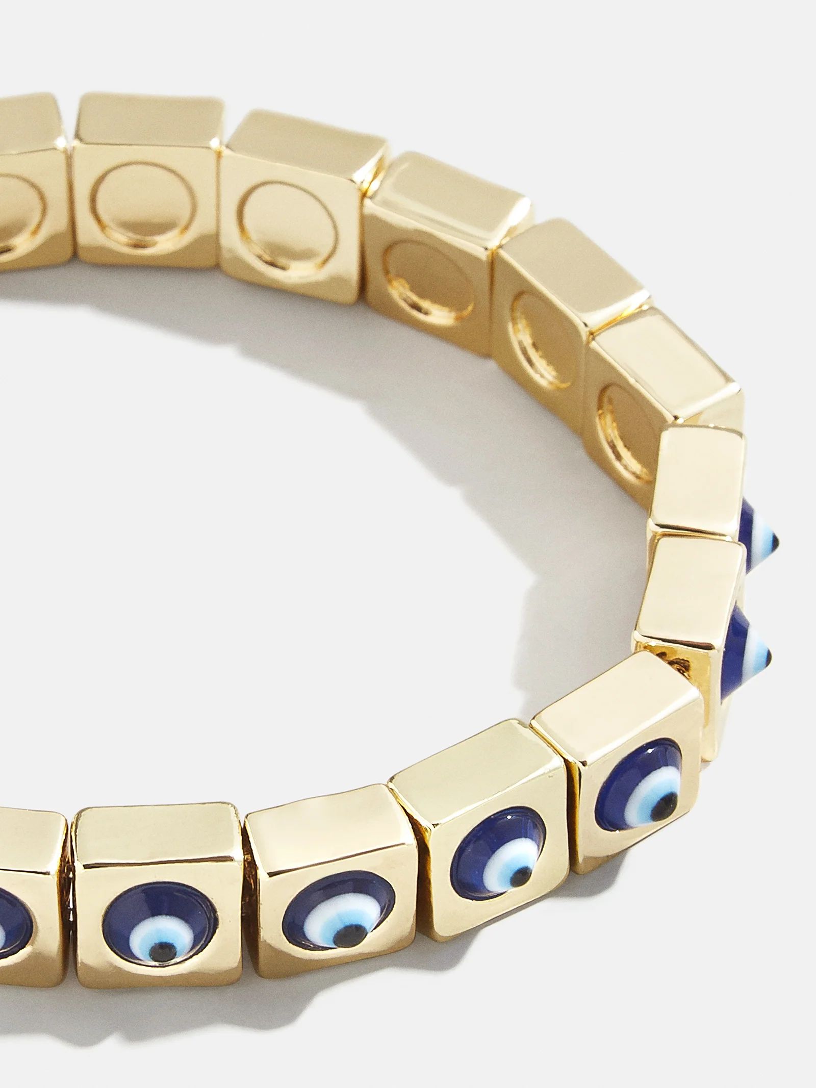 Evil Eye On Repeat Bracelet - Blue/Gold | BaubleBar (US)