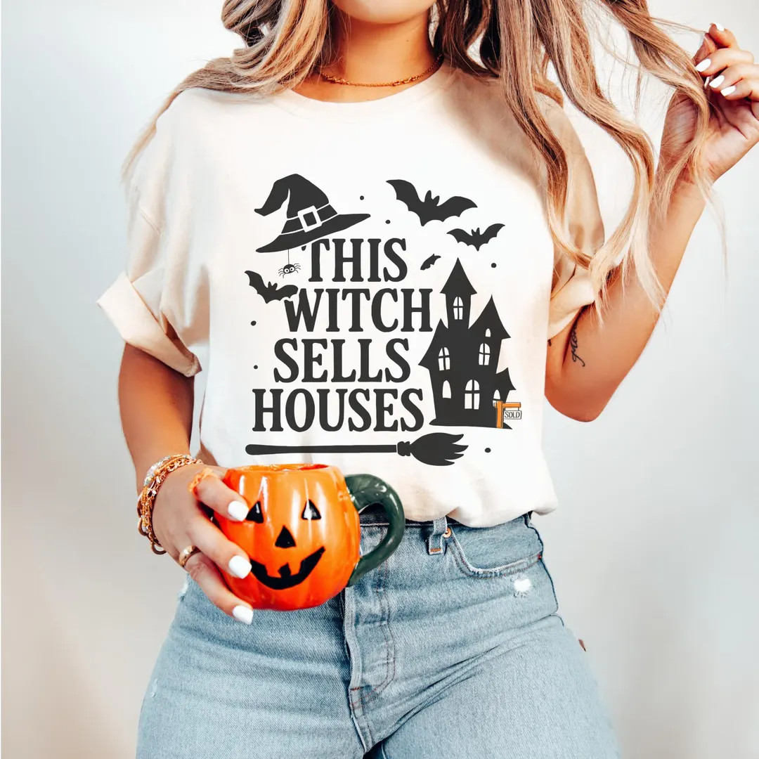 Realtor Halloween Shirt, Realtor Halloween, Realtor Halloween Gifts, Realtor Halloween Tshirt, Fu... | Etsy (US)