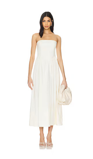 WeWoreWhat Corset Maxi Dress in Ivory. - size S | Revolve Clothing (Global)