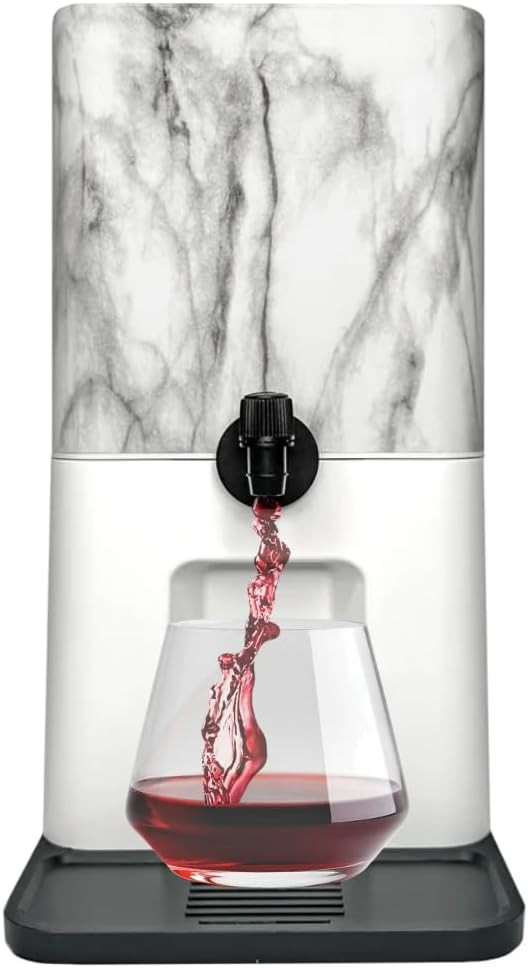 BEBLY Premium Box Wine Dispenser and Drink Dispenser | 3L Marble Design | Includes a 3 Liter Reus... | Amazon (US)
