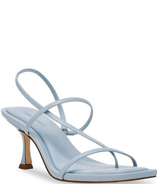 Locke Leather Strappy Thong Square Toe Dress Sandals | Dillard's