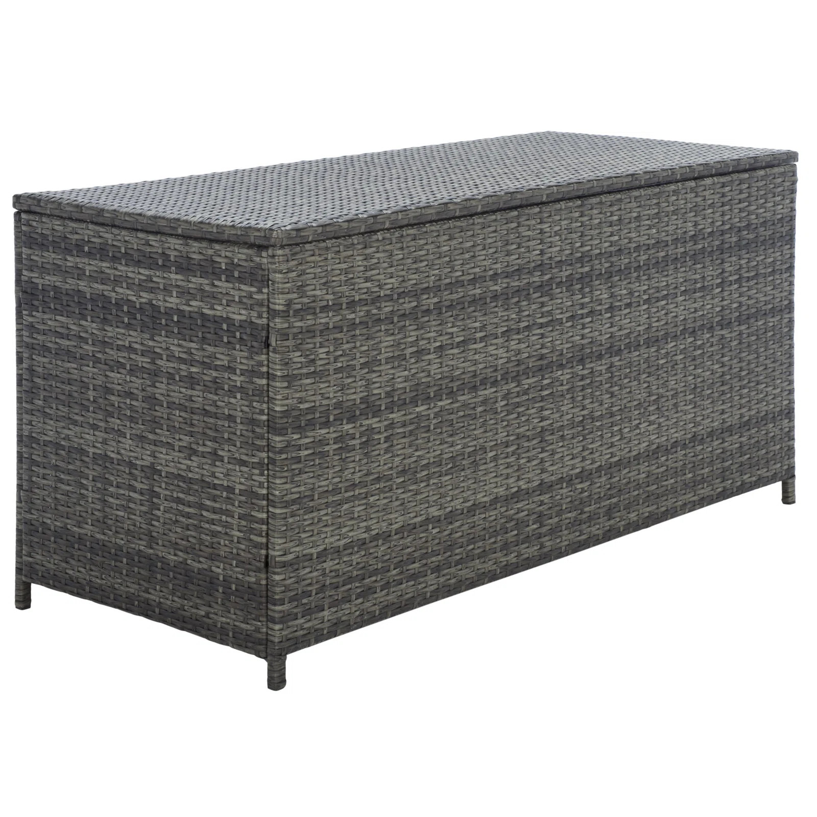 Latitude Run® Oliveira 46.5'' W 50 Gallons Wicker Deck Box | Wayfair North America