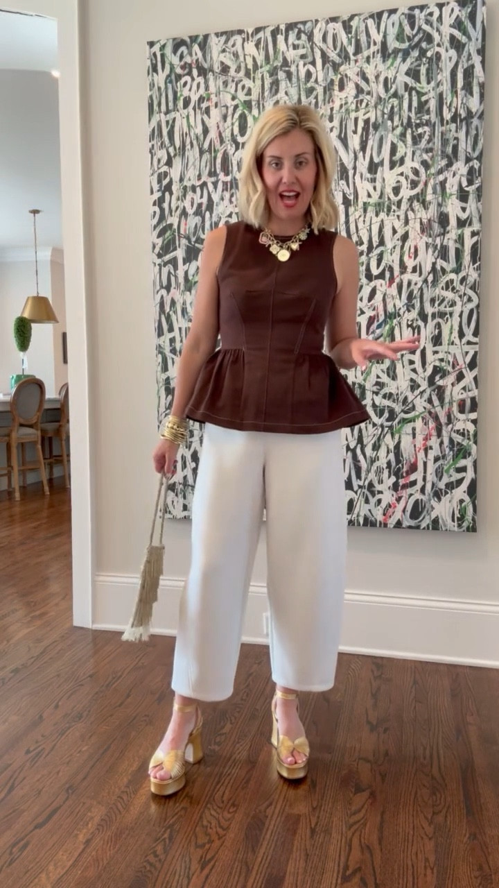 This is how you elevate your loungewear! Styling my Spanx barrel pants for another dressed up look! 

Use my code Catherinexspanx for 15% off + free shipping on 1st order


#LTKOver40 #LTKmomlife #LTKdayinmylife