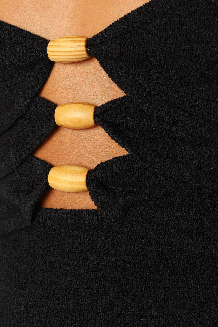 Normani Midi Dress - Black | Petal & Pup (US)