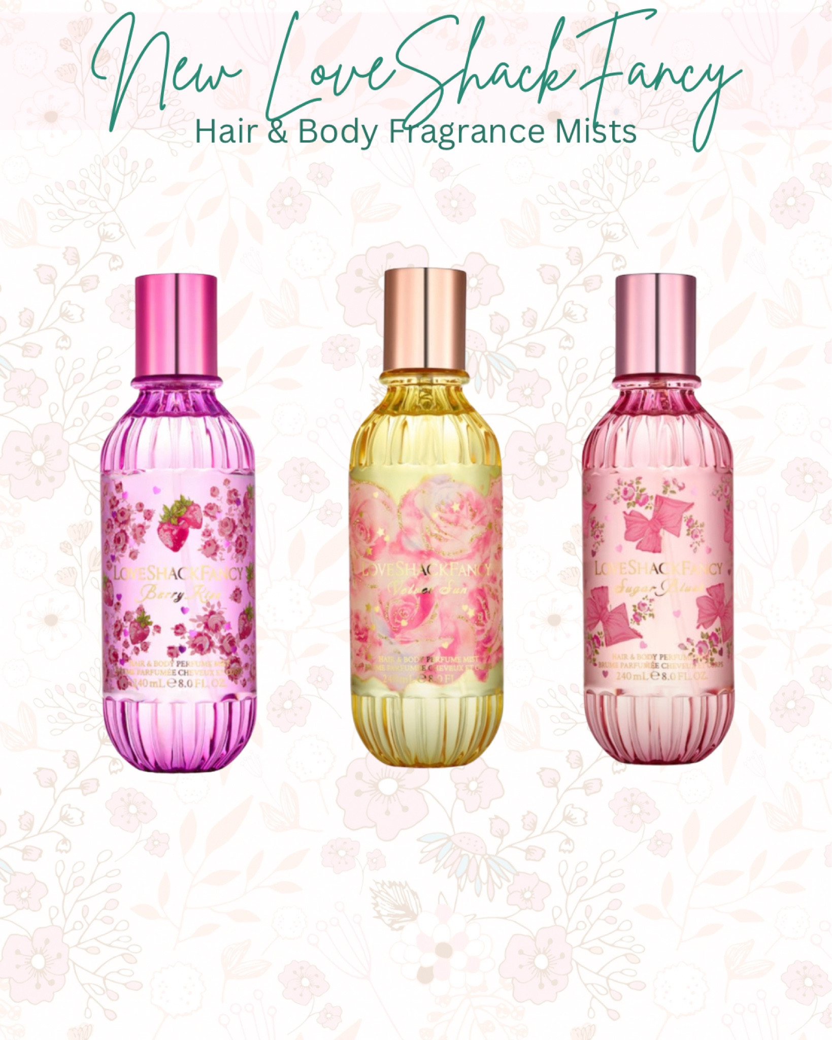 New LoveShackFancy hair and body fragrance mists $42 

#LTKFindsUnder50 #LTKBeauty