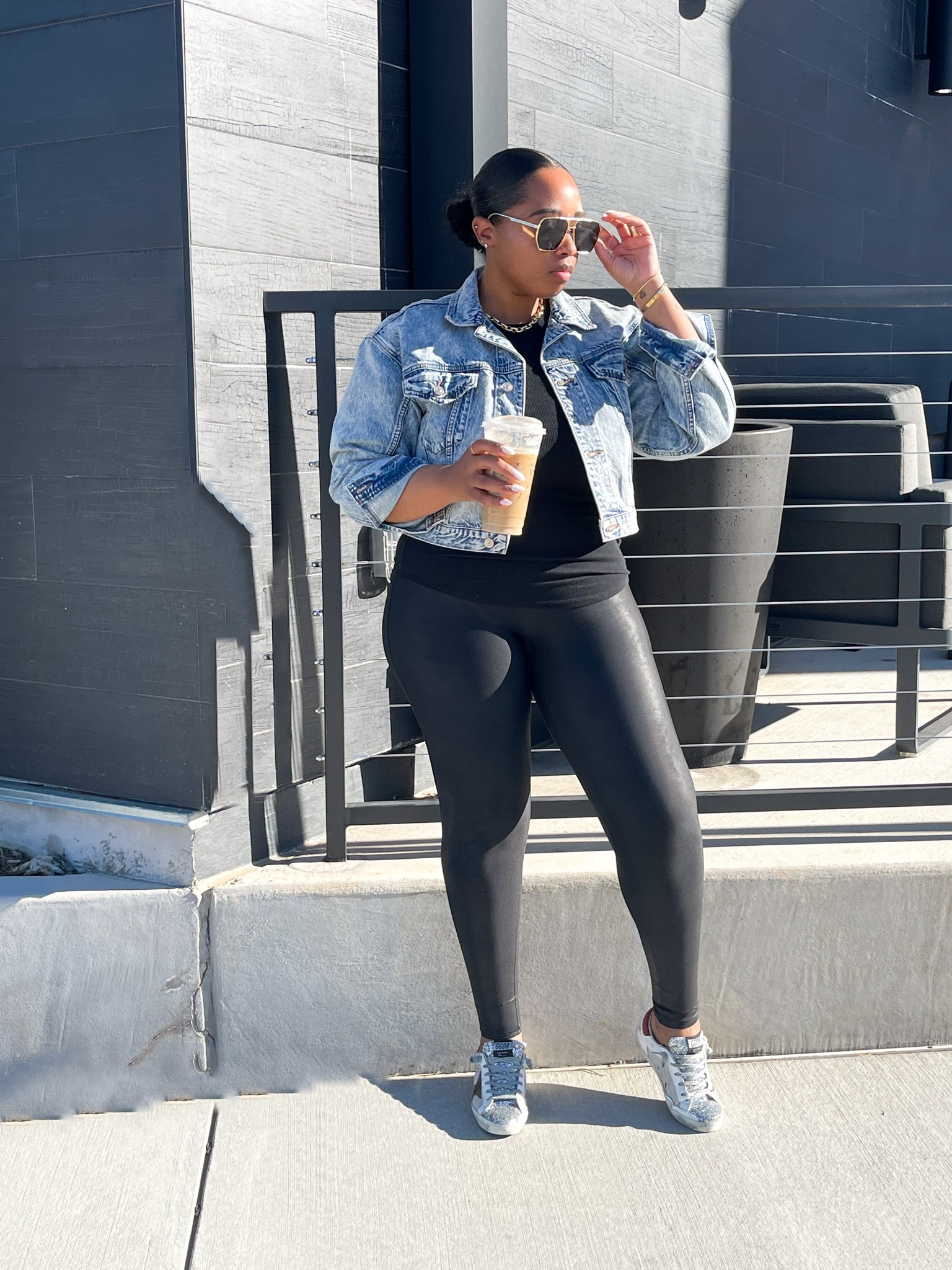 leggings-  medium 
Top- medium 
Jacket-  medium 
Sneakers-  tts 

Fall outfit - fall outfits - fall fashion - sneakers - denim jacket - leggings - winter outfit - affordable outfit - 

Follow my shop @styledbylynnai on the @shop.LTK app to shop this post and get my exclusive app-only content!

#liketkit 
@shop.ltk
https://liketk.it/4TsW3

#LTKStyleTip #LTKFindsUnder50 #LTKShoeCrush