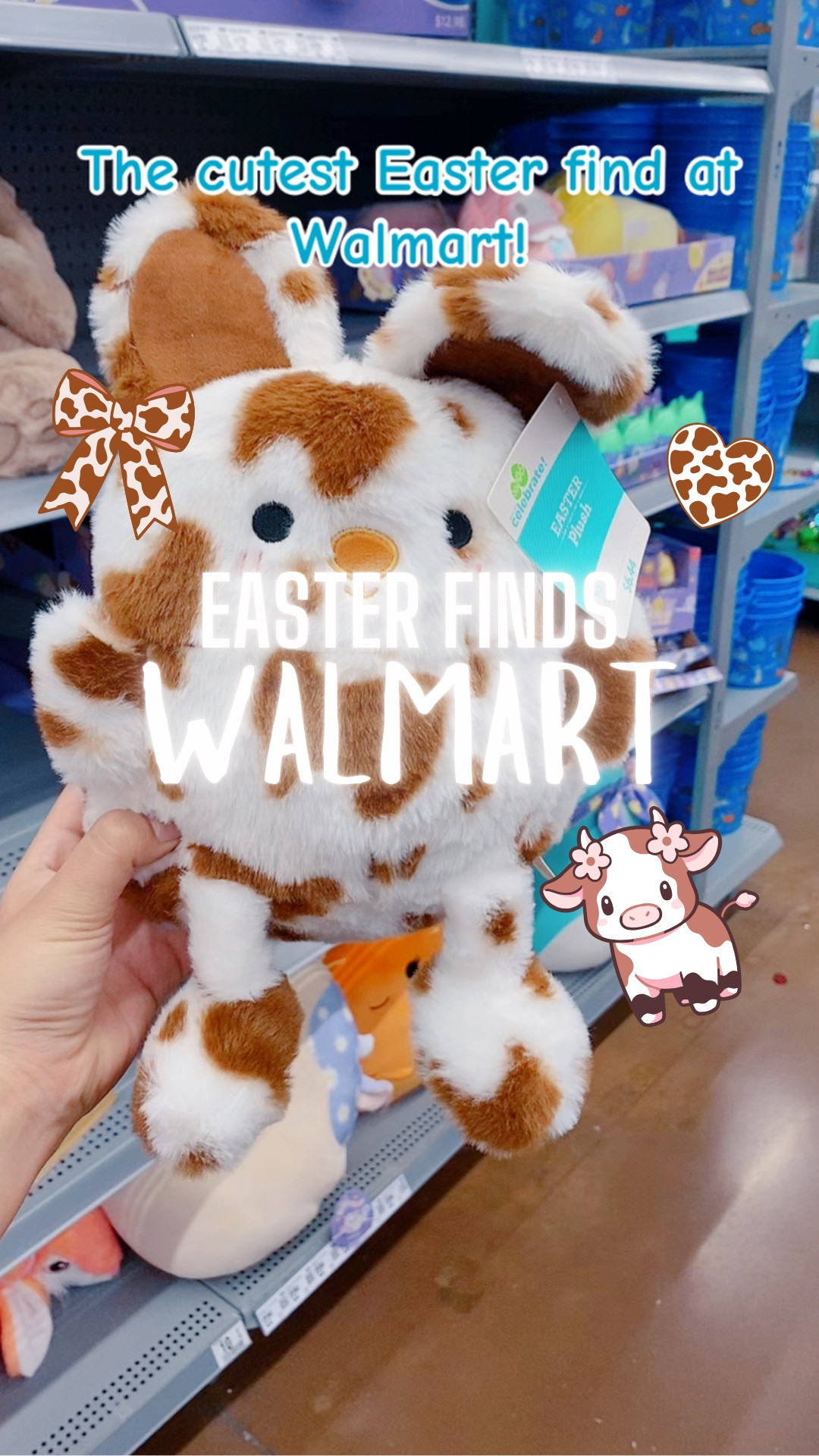 New Easter Cow finds at Walmart 🥰🐮🤎 

#LTKSeasonal #LTKFindsUnder50