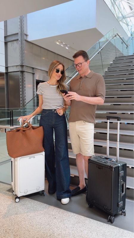 Comfortable and stylish couple’s tropical airport outfit 

#LTKstyletip #LTKtravel #LTKSeasonal