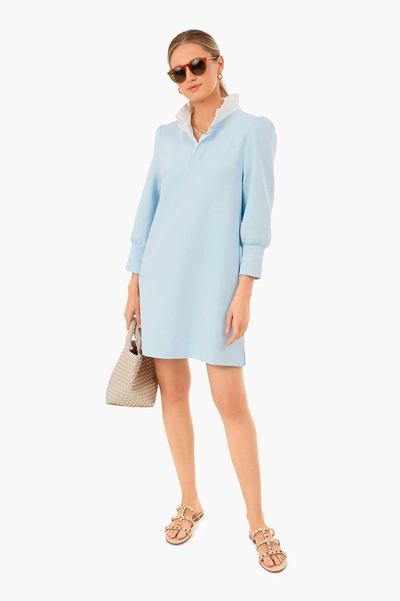 Light Blue Charlotte Terry Dress | Tuckernuck (US)