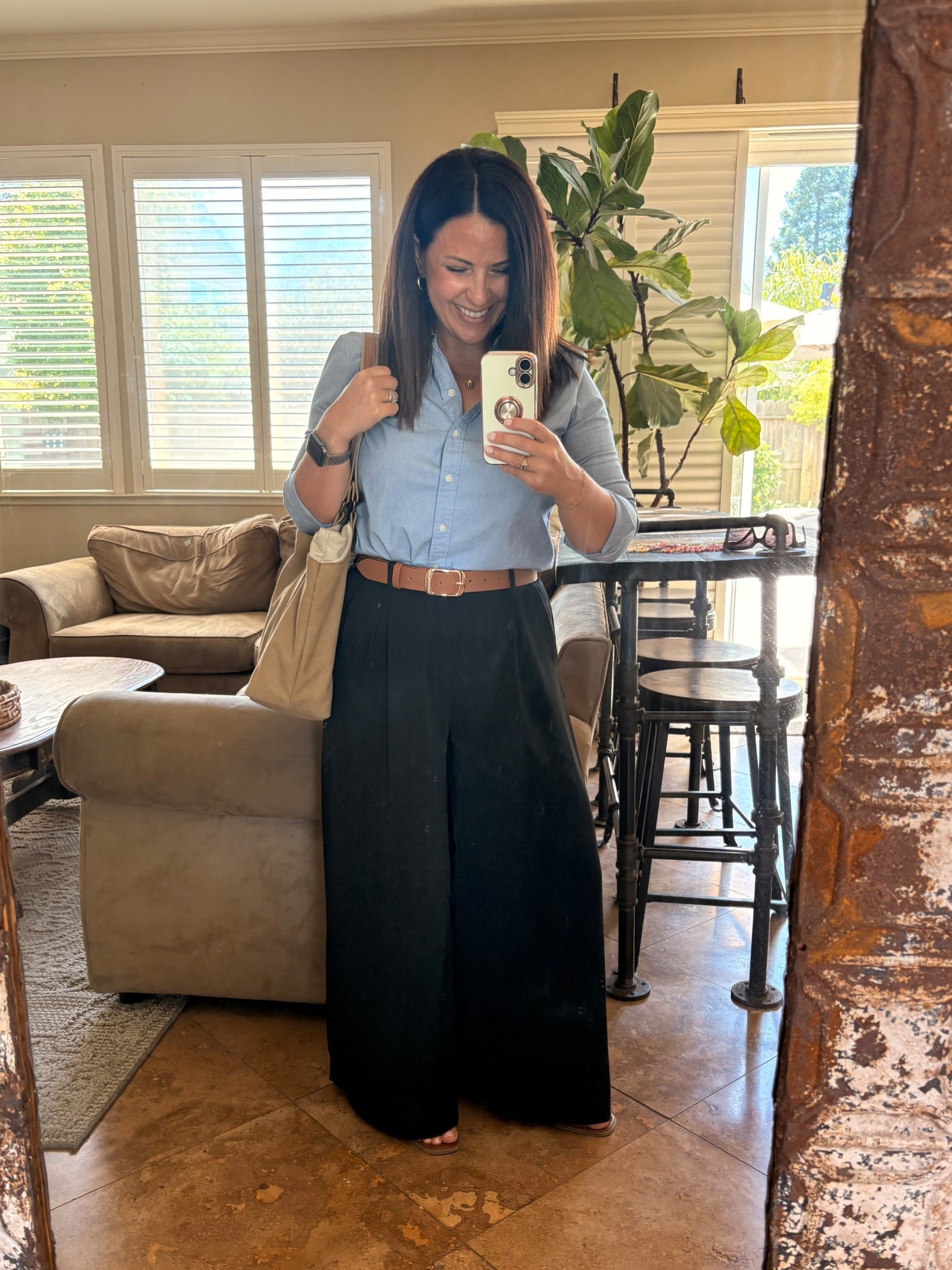 If you’re petite and struggle with wide leg pants… these are it. No dragging, super flattering, and under $40 🙌 

I’m 5’2” and wearing a small short. 

#LTKPetite #LTKWorkwear #LTKOver40