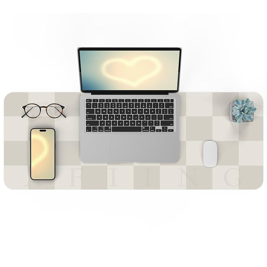 Non-Slip Desk mat, Leather Desk mat, Waterproof PU Leather Desk pad Protector, Large Mouse pad, E... | Amazon (US)