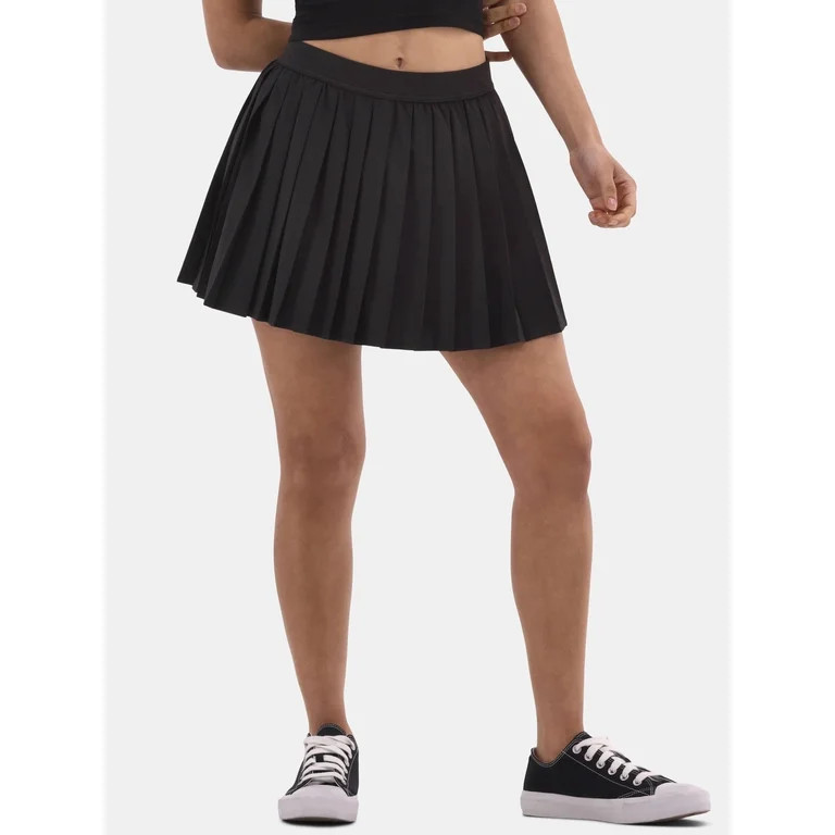 No Boundaries Pleated Tennis Skort, Women's | Walmart (US)