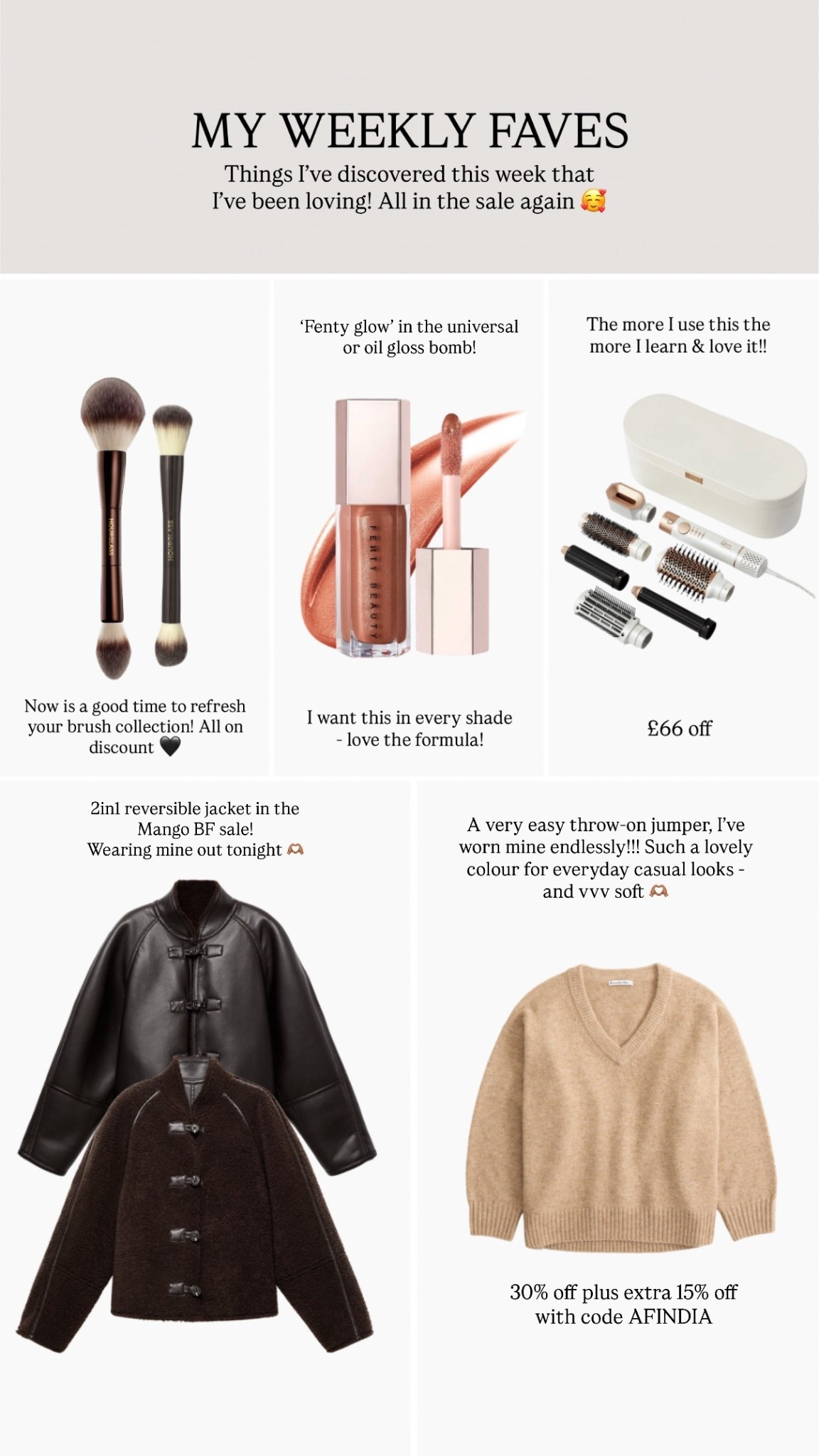 New fave discoveries for me this week! All in the BF sales 🥰🖤

#LTKwinter #LTKCyberWeek #LTKstyletip