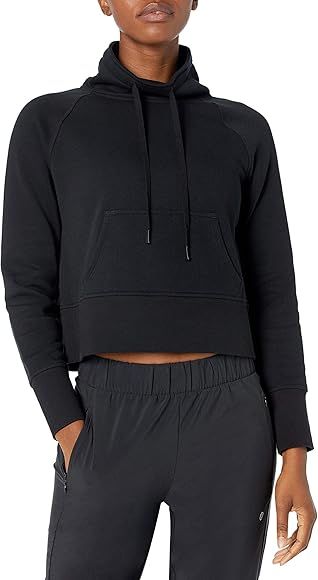 Core 10 Women's Super Soft Fleece Relaxed Fit Cropped Cowl Neck Sweatshirt | Amazon (US)