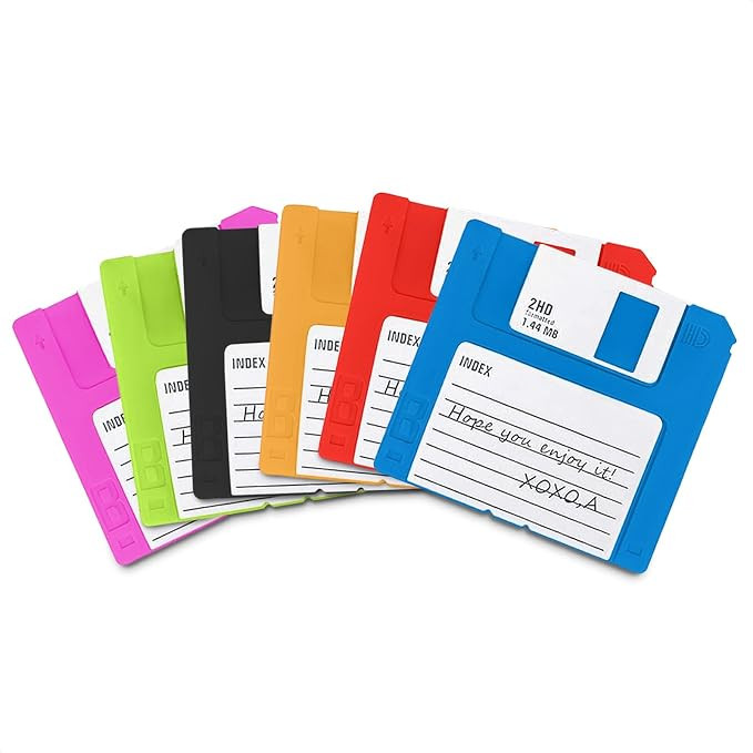 Floppy Disk Coasters for Coffee Table - 6Pcs Floppy Disks Cute Coaster Table Coasters, Absorbent ... | Amazon (US)
