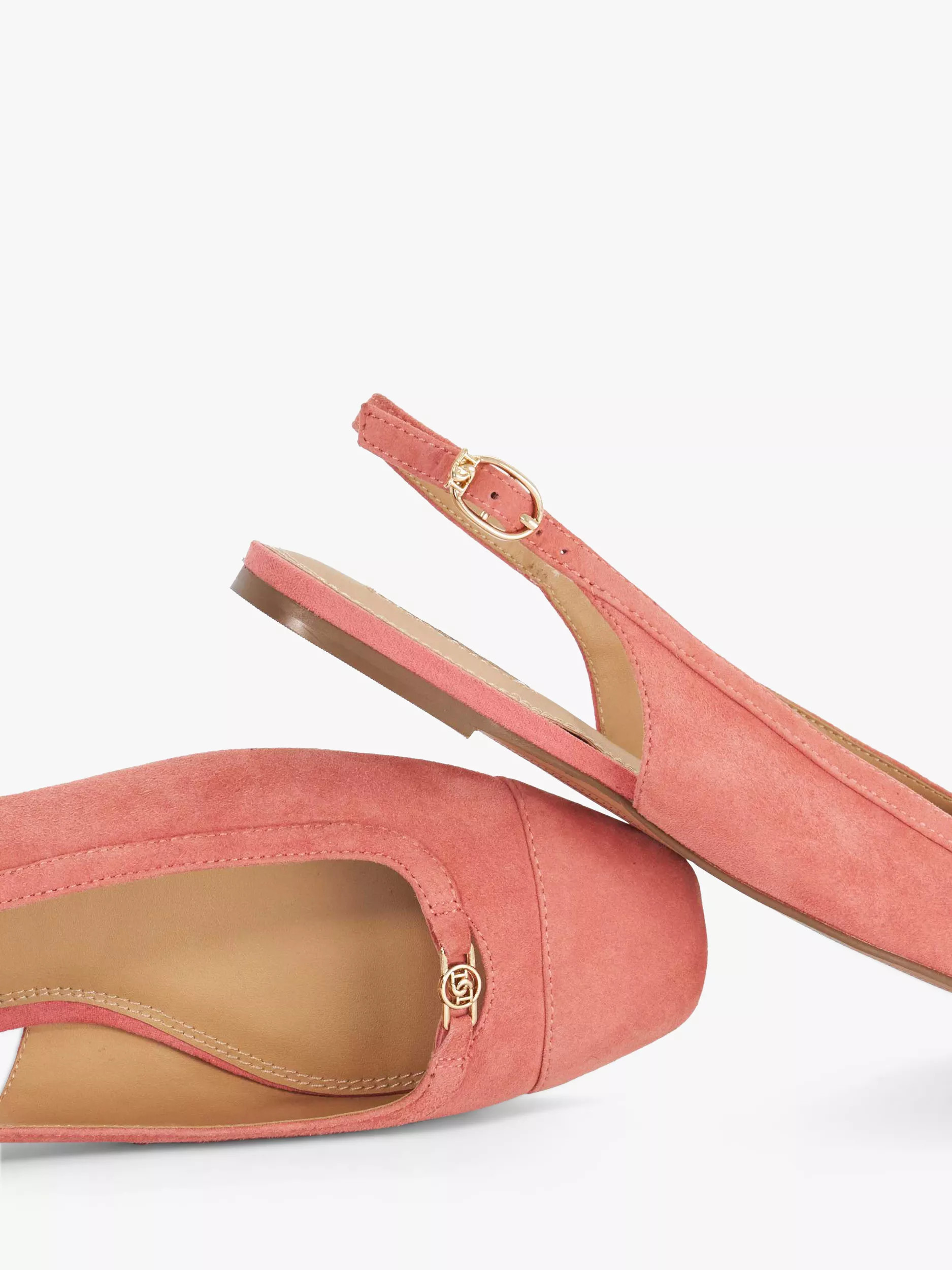 Hanna Slingback Flat Ballet Shoe, Pink | John Lewis (UK)