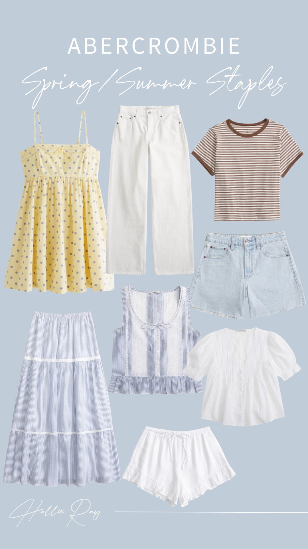 #AbercrombiePartner spring & summer uniform staples!!! these new arrivals are exactly what I want to wear on repeat — lightweight, easy, and actually effortless to throw on and go.

Wearing a medium, 27 in denim, and a large in the striped tee for that slightly oversized feel.

@Abercrombie truly just gets it! 

 #LTKootd #LTKBump