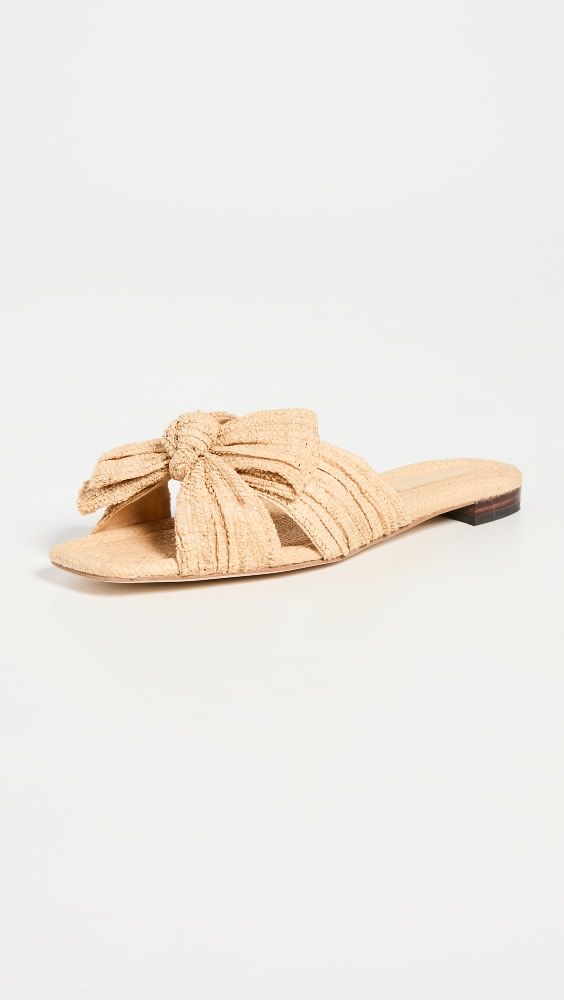 Loeffler Randall Daphne Pleated Knot Flat Sandals | Shopbop | Shopbop