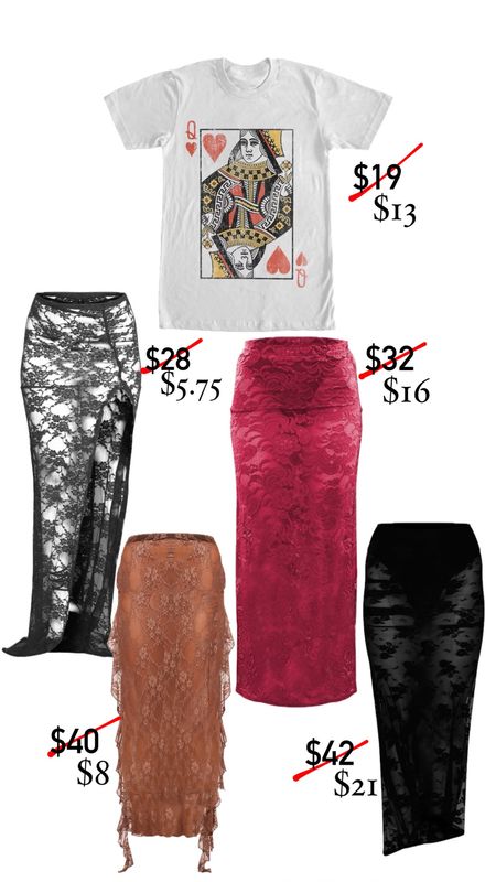 Lace skirt sale! 

#LTKstyletip #LTKfindsunder50 #LTKsalealert