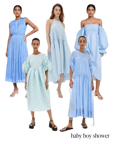 Baby boy shower dresses