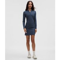 All Aligned Ribbed Long-Sleeve Henley Dress | Lululemon (US)