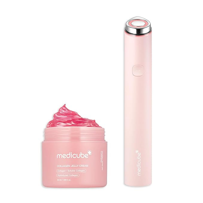 medicube Affordable Teen Glow Essentials Duo: Mini Booster Pro Pink and Collagen Jelly Cream 50ml... | Amazon (US)