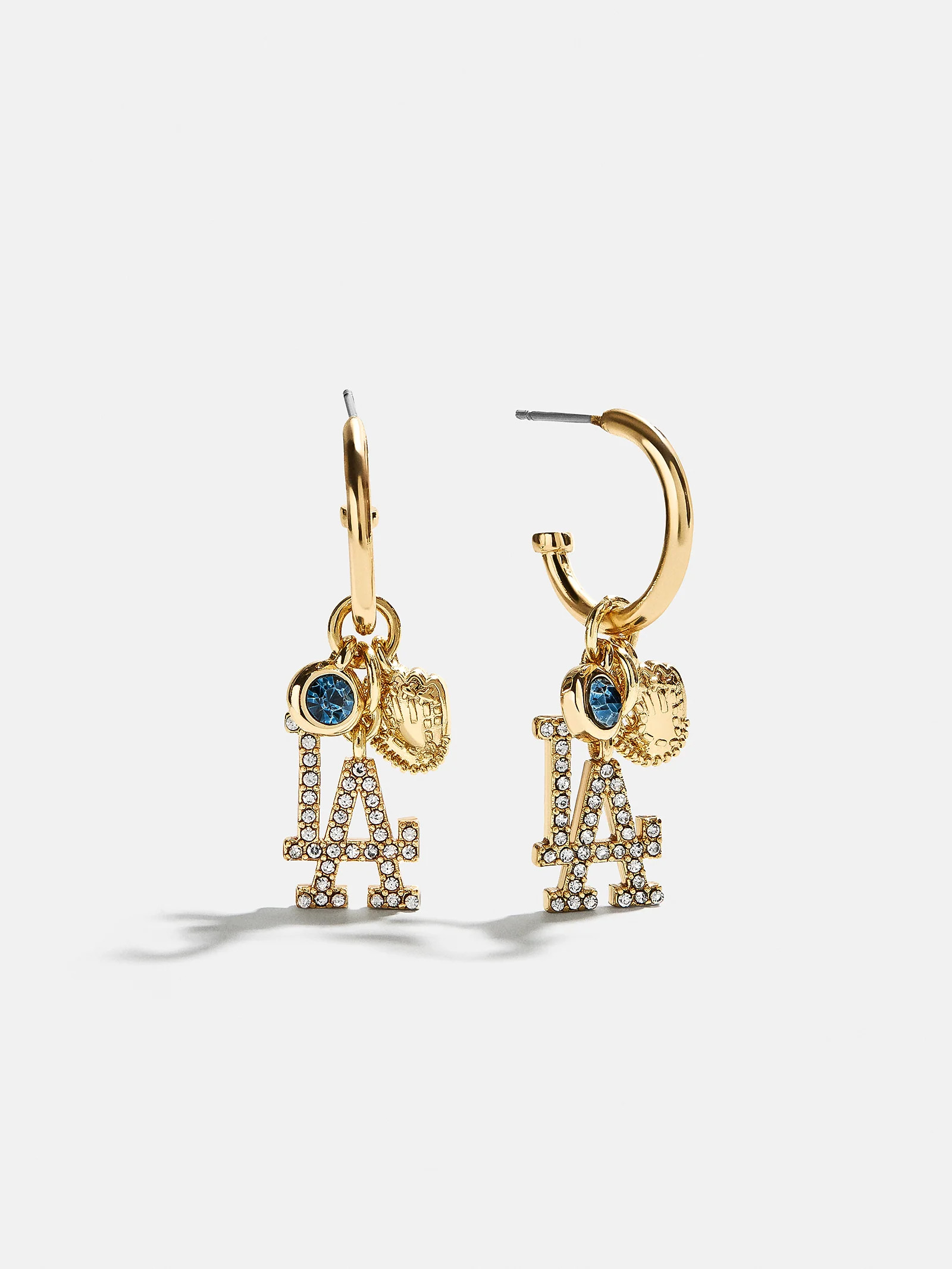 MLB Charm Earrings - Los Angeles Dodgers | BaubleBar (US)