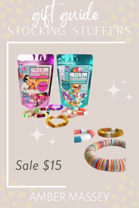 Holiday gift ideas for kids. Here is a fun stocking stuffer gift idea for kids. DIY bracelets. 

Gift guide | gift ideas for girls | stocking stuffers

#LTKGiftGuide #LTKsalealert #LTKkids
