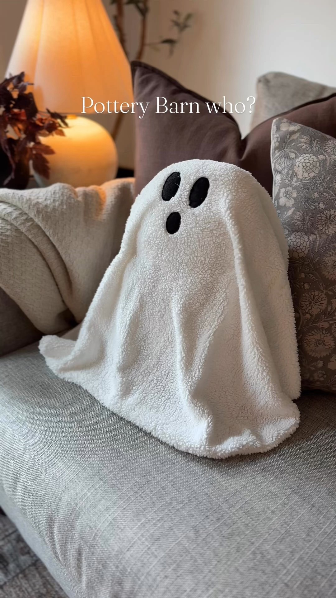 This boucle-style ghost pillow from Walmart is an amazing dupe for the more expensive Pottery Barn version - at a fraction of the cost! 👻

#LTKHome #LTKSeasonal #LTKFindsUnder50