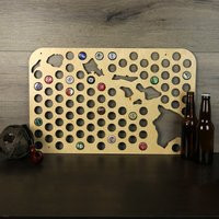 Hawaii Beer Cap Map, Holder, State Maps, Holders, Craft Lovers | Etsy (US)