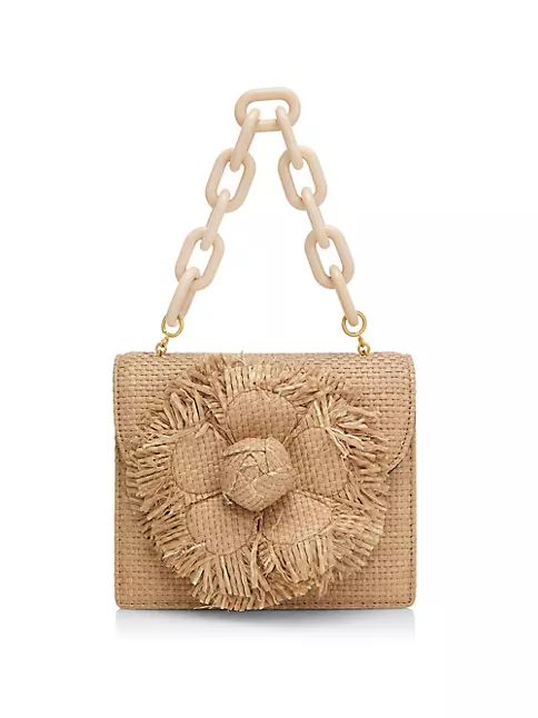 Mini Tro Raffia Top-Handle Bag | Saks Fifth Avenue