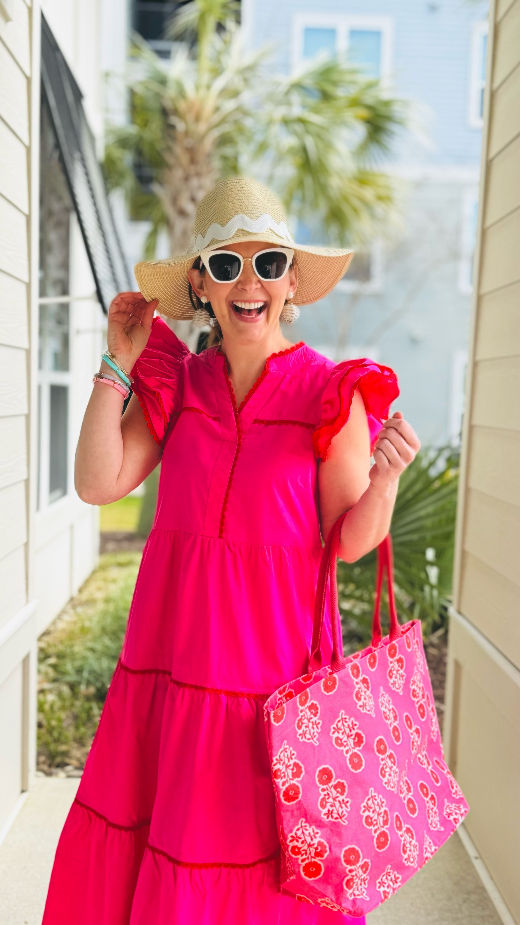 PINK dress I’m loving!! Spring outfit, vacation outfit 

You can use code AGNES15 on your Mud Pie order! 

ALWAYSAGNES loves! 

#LTKFindsUnder100 #LTKOver40 #LTKItBag