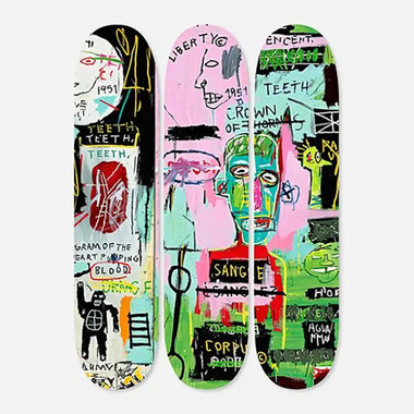 Jean-Michel Basquiat skateboard decks 2014 (Basquiat In Italian)