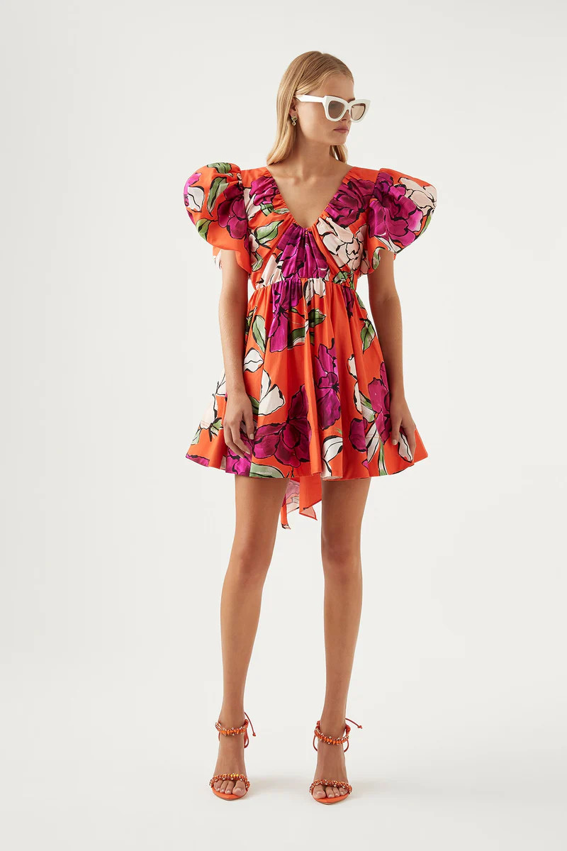 Gretta Bow Back Mini Dress | aje. (US, UK, Europe, ROW)