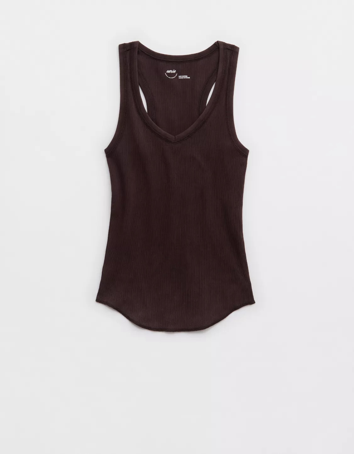 Aerie V-Neck Ribbed Tank Top | Aerie