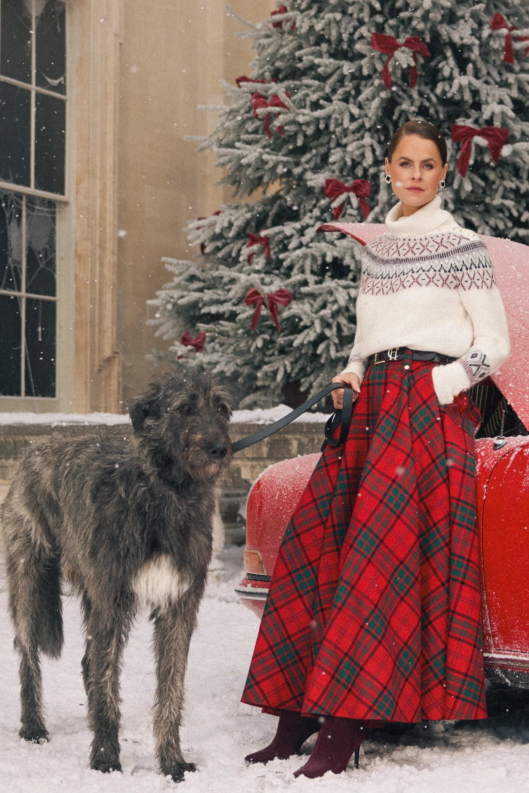 Rebecca Roll Neck Knit (Natural) | Holland Cooper