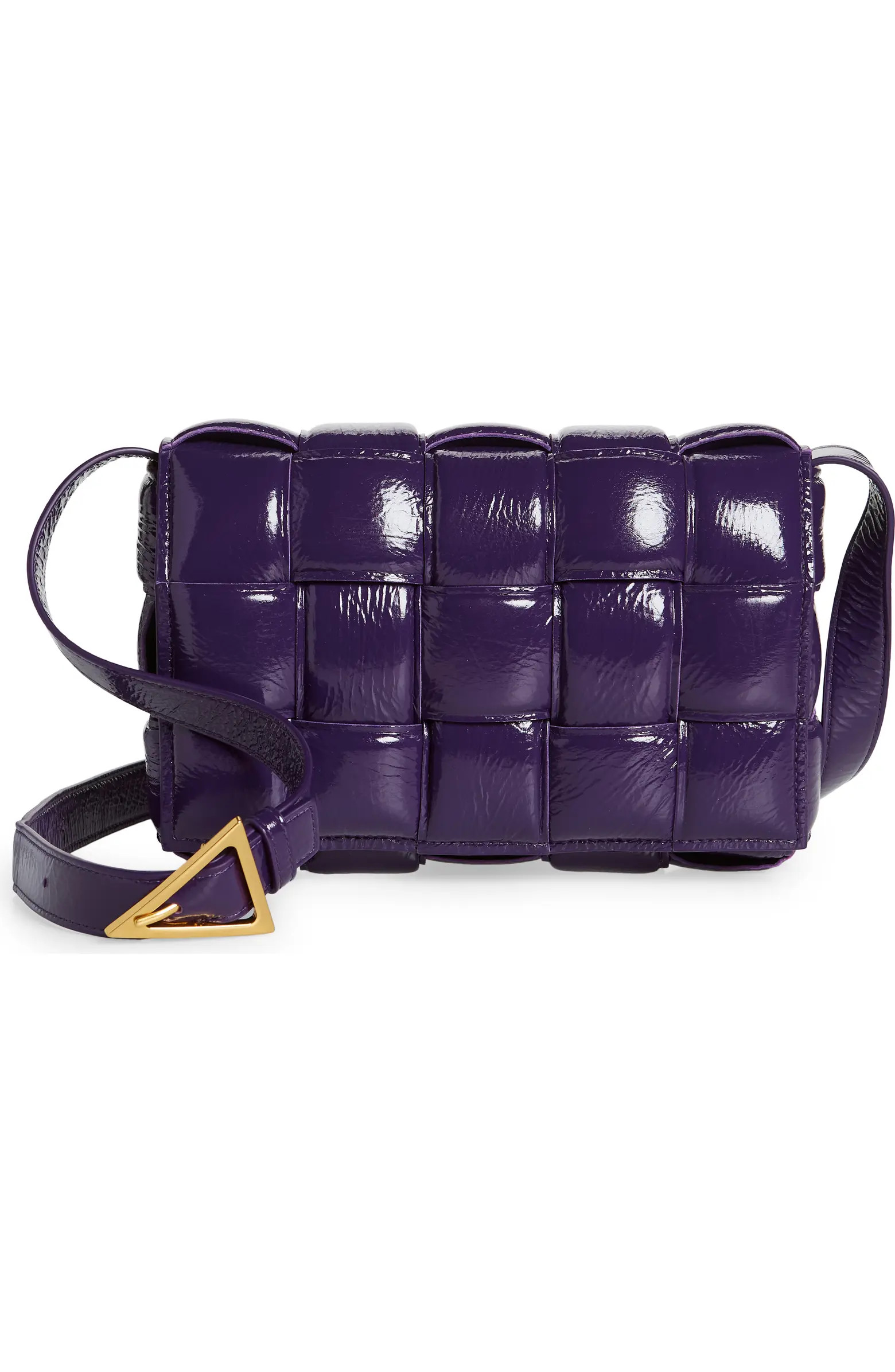Bottega Veneta Padded Cassette Patent Leather Crossbody Bag | Nordstrom | Nordstrom