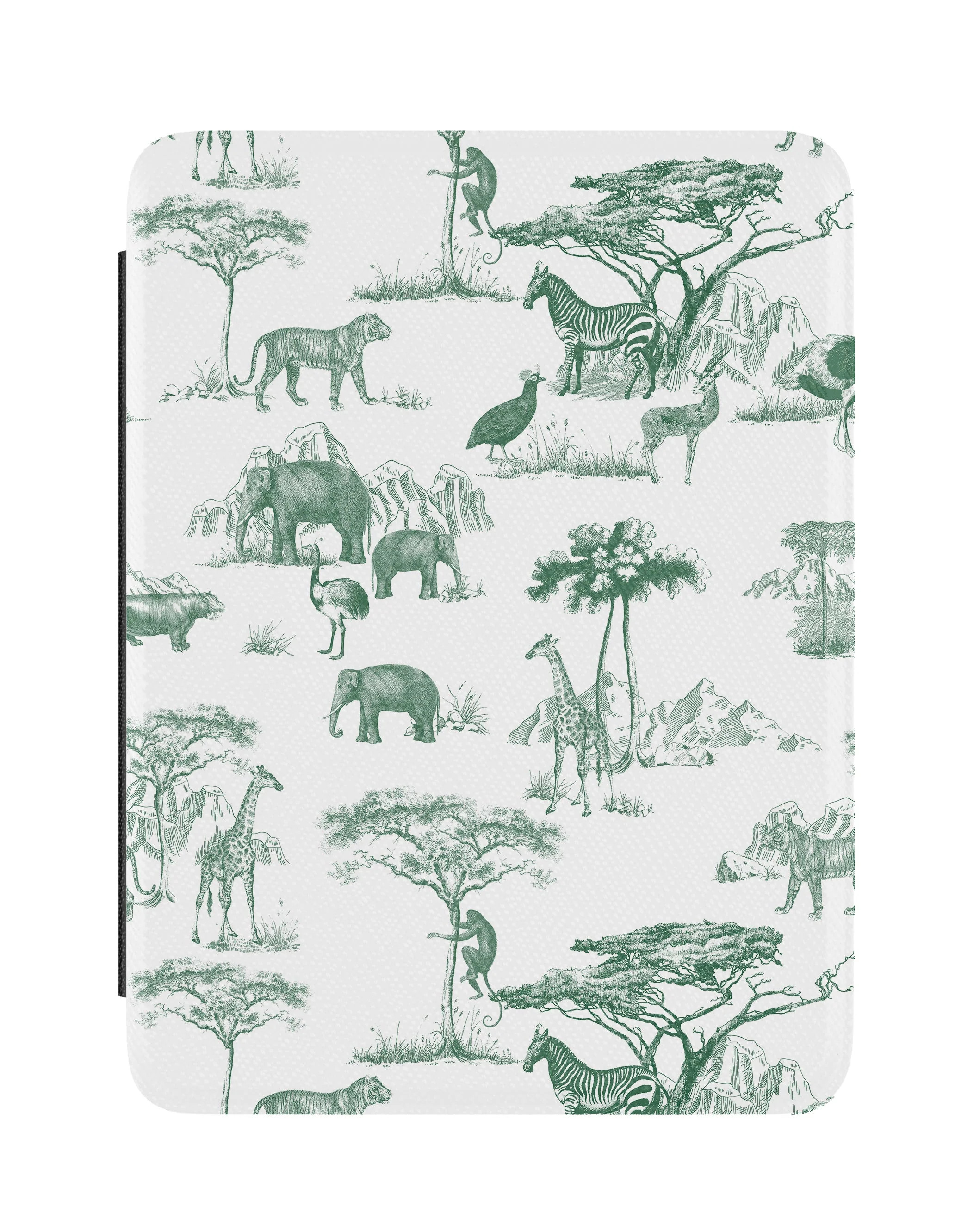 Safari Toile Kindle Paperwhite Case739355528406542526557798497KK772_Safari_Toile_Hunter_PW7Hunter... | Katie Kime Inc